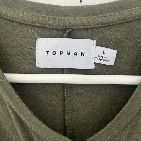 Topman Women’s Olive Green T-Shirt Dress - Picture 2 of 3